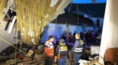 Tragédia na svadbe. Na hostí sa v hoteli zrútila stena, zomrelo 15 ľudí
