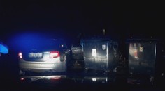 VIDEO: Dramatická naháňačka na pohraničí. Vodič narazil do policajtov, zastavili ho až koše
