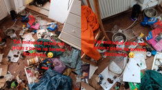 VIDEO: Pes žil rok sám v byte. Pohľad do vnútra je len pre silné povahy