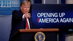 Trump predstavil trojfázový plán otvorenia Ameriky
