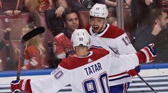 Tatar dvakrát asistoval pri prehre Montrealu, Ovečkin na méte 40. gólov