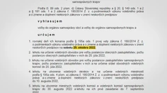 Kampaň k spojeným župným a komunálnym voľbám začne už v piatok
