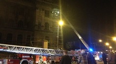 V budove Národního muzea v Prahe horelo