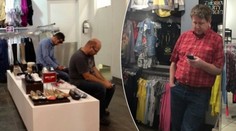 Takto vyzerajú znudení muži na nákupoch so ženami