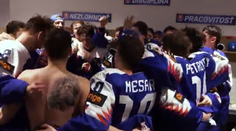 VIDEO: Oslavy víťazstva bez cenzúry. Ak by v IIHF vedeli, čo Slováci pokrikujú, asi by to nezdieľali