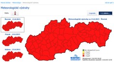 Horúčavy pokračujú, najvyššia výstraha platí pre celé Slovensko