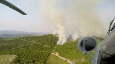 Pri Hranovnickom plese horí les. Zasahujú aj dva vrtuľníky