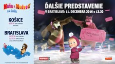 Šou Máša a medveď na ľade pridala v Bratislave už štvrté predstavenie