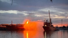 Peklo na Dunaji: Po Ruskom útoku sa zapálil tanker LPG. Mohol zničiť celé obce v NATO, ľudia museli utiecť