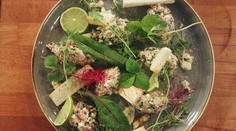 Lososový tatarák s cottage cheese a toastami