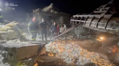 Obeťami nočného raketového útoku na Kyjev sú muž a jeho štvorročný syn