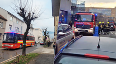FOTO a VIDEO: Únik záhadnej látky v Žiline. Mesto vyhlásilo mimoriadnu situáciu, zasahuje špeciálna chemická jednotka