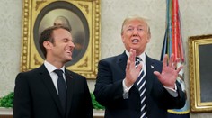 Macron navštívil Trumpa v Bielom dome. Nechce, aby odstupoval od jadrovej dohody s Iránom