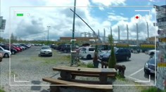 Zrútenie žeriava pod Tatrami sa podarilo zachytiť na kameru