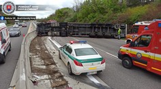 Diaľnicu D1 v smere do Bratislavy uzavreli do 18. hodiny