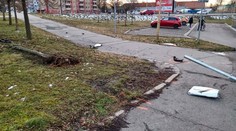 Dcéru (12) poslanca za OĽANO takmer zrazil opitý vodič. Prešiel cez chodník a zdemoloval značku i strom