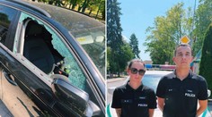 Dieťa ostalo zamknuté v aute. Rýchly zásah polície mu zachránil život