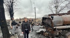 Eduard Heger v Buči: Návšteva mnou otriasla. Smrť ľudí neostane nepotrestaná