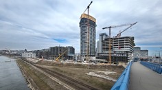 Prvý slovenský mrakodrap je takmer hotový. Už teraz je najvyššou budovou u nás