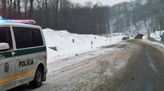 Veľká výstraha polície: Na cestách je extrémna poľadovica, ak nemusíte, nikam nejazdite