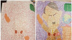 V zošite s detskými omaľovávankami sa objavil Adolf Hitler