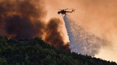 Rozsiahly požiar zasiahol oblasť neďaleko starovekej Olympie