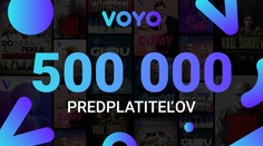 Voyo pokorilo ďalší významný míľnik, na Slovensku a v Česku má už viac ako 500 000 predplatiteľov