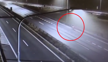 VIDEO: Keď sa cyklotrasa zmení na diaľnicu. Opitý muž si to namieril priamo na D2