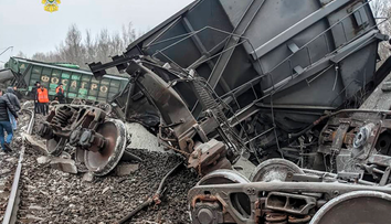 V ruskej Riazanskej oblasti sa vykoľajil nákladný vlak, úrady hovoria o sabotáži
