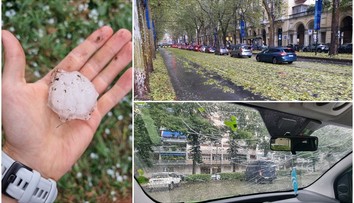 Severné Taliansko zažilo šok: Supercela, záplavy a krúpy vo veľkosti golfových loptičiek