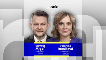 Hosťami relácie Na telo boli Samuel Migaľ a Veronika Remišová