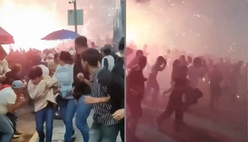 VIDEO: Náboženské oslavy v Mexiku sa zmenili na peklo. Výbuch pyrotechniky pri kostole si vyžiadal 10 obetí