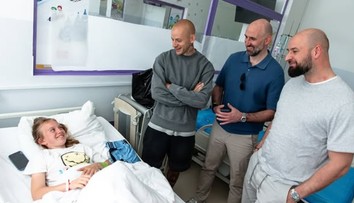 Ochrankár zlomil mladej fanúšičke nohu pri oslavách. Slovan jej nachystal krásne prekvapenie