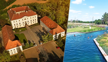 FOTO: Nenápadný poklad kúsok od Slovenska. Má zámok aj unikátne kúpalisko bez chémie