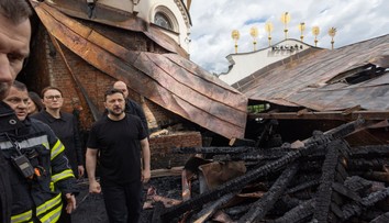 Komponenty dronu, ktorý poškodil Kyjevsko-pečerskú lavru, vyrobili v Rusku. SBU tvrdí, že ide o Geran-2