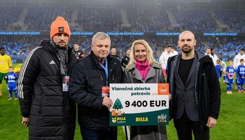 Vianočná zbierka potravín vyčarila úsmev na tvári rodinám v núdzi. Niké liga opäť pomáhala aj mimo ihriska