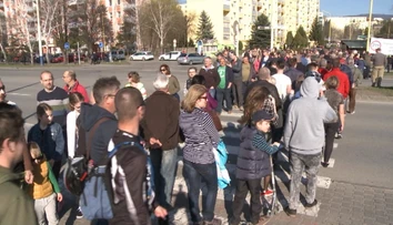 Prešovčania pritvrdili. Na hodinu zablokovali až tri výjazdy