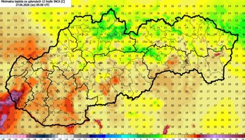 V Bratislave padol v noci absolútny teplotný rekord. Nové maximum je výrazne vyššie, ako to predošlé