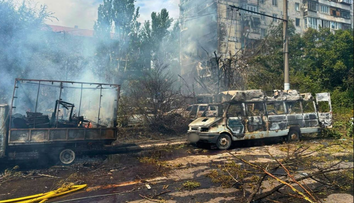 Rusi použili kĺzavé bomby. V Záporoží utrpelo zranenia 25 ľudí vrátane detí