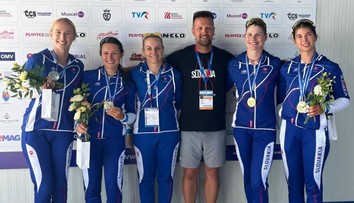 Zlatý úspech Slovenska na ME do 23 rokov. Ženský štvorkajak na 500 metrov nenašiel konkurenciu