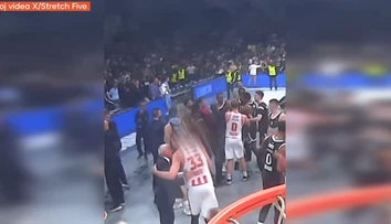 VIDEO: Po zápase sa strhla šarvátka medzi trénermi. Do konfliktu sa zapojil aj fanúšik