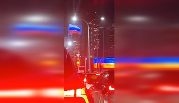 VIDEO: Počas Putinovej návštevy v Kazachstane sa na obrazovke objavila ukrajinská vlajka