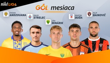 VIDEO: Výstavný lob, pätička slovanistu aj excelentný priamy kop. Tu sú nominácie na Gól mesiaca november