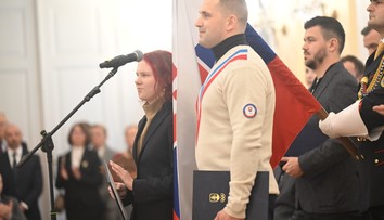 Slovenskí športovci zložili olympijský sľub u prezidenta Petra Pellegriniho