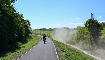 Tri kilometre novej cyklotrasy. Pri Martine finišujú rozprávkovú cestu ponad Váh