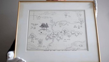 Mapu lesa, kde sa odohrávajú príbehy Medvedíka Pú, vydražili za rekordnú sumu