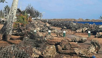 Prvé zábery na sopkou zničený ostrov Tonga: Cunami takmer všetko zničila