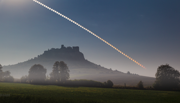 Snímka dňa, ktorú zverejňuje NASA, vznikla na Slovensku. Je na nej vzácny nebeský úkaz nad Spišským hradom