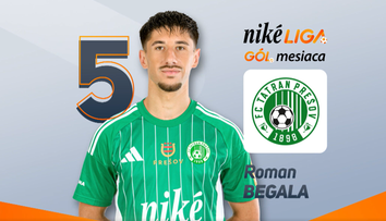 VIDEO: Exportnou strelou zaskočil Slovan. O Gól mesiaca sa hlási aj hráč Prešova