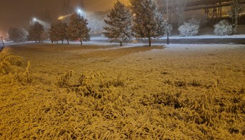 Niektorí Košičania sa zobudili do bieleho rána. Nebol to však obyčajný sneh